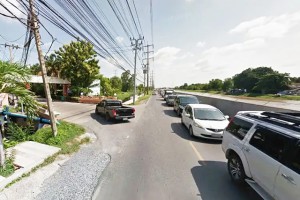 ที่ดิน ขาย ใกล้โรบินสันศรีสมาน ที่ดินราคาถูกปากเกร็ด Cheapest-Land-for-sale-Only-600-meters-fromMuangThongThani Cheapest-land-in-BanMai-PakKret ต.บ้านใหม่ปากเกร็ด