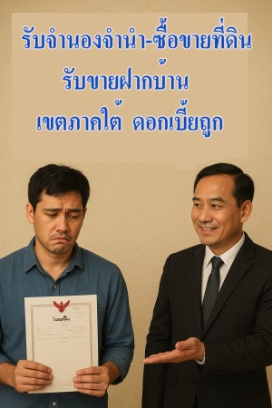 ที่ดิน ประกาศ รับจำนองจำนำที่ดินดอกเบี้ยถูกภาคใต้ ไม่ผ่านนายหน้า ในเขตสงขลาพัทลุงสตูล ตรงกับนายทุนคุยง่าย ใจดีให้คำปรึกษาฟรี,ปัตตานียะลานราธิวาส